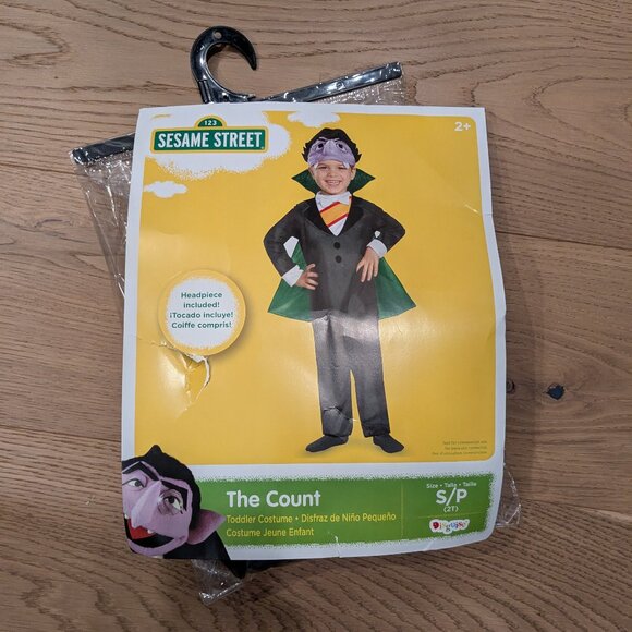 Sesame Street Count Von Count costume, size S - Picture 1 of 1